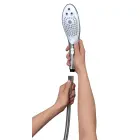 Womanizer Wave – многофункциональная душевая лейка с технологией Pleasure Jet – хром – 27,7 см — Фото 4