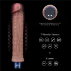 Real Softee uzlādējams silikona vibrators – 24 cm (9.5″) – rozā — Foto 14