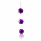 BAILE Strip Lilac ABS anālās bumbiņas 3 gab. – 20 cm – Violets — Foto 3