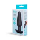 b-Vibe Butties Hefty Weighted Anal Plug – Black — Photo 2