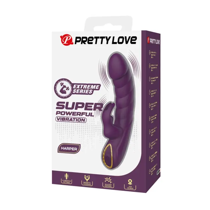 Pretty Love Harper – мощный вибратор-кролик – 10 функций