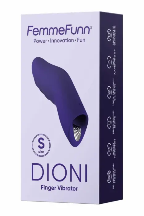 FemmeFunn Dioni Small пальчиковый вибратор – 11.9 cm (4.67″) – фиолетовый