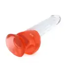Kiotos Cox värviline dildo – 22.5 cm (9″) – läbipaistevpunane — Foto 7