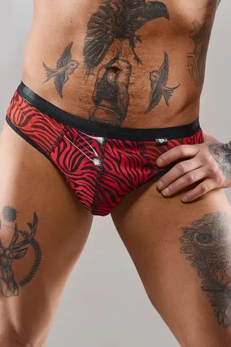Brazilian Panties - Zebra Print - S