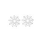 Mimi Rhinestone Nipple Cover Set — Photo 2