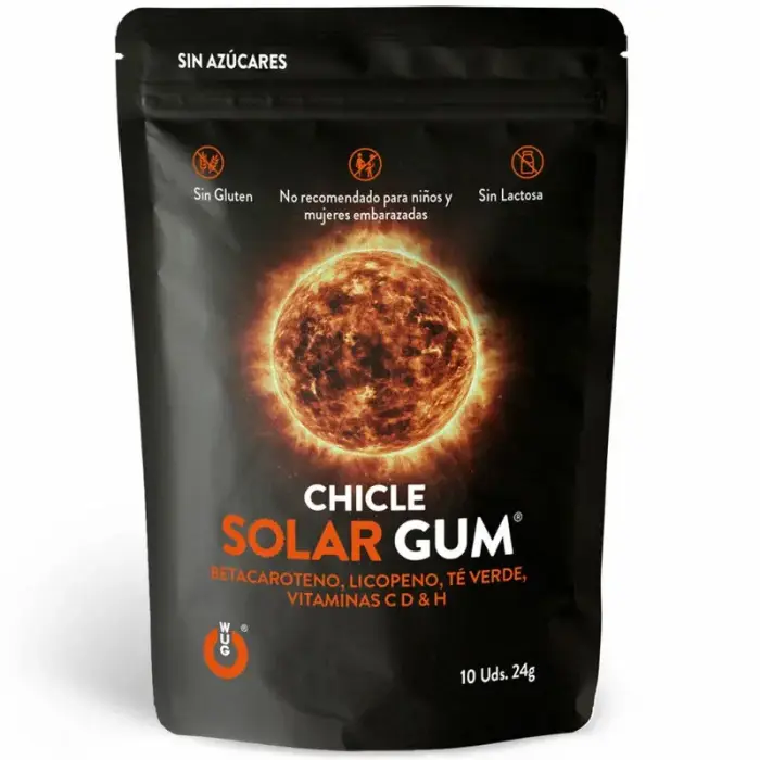 WUG Solar Gum жевательная резинка без сахара – тропическая – 10 шт.