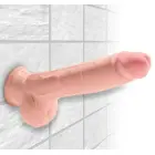King Cock Plus Realistic Dildo with Suction Cup – 24.1 cm (9.5″) – Skin — Photo 4