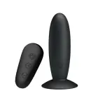 MR PLAY - Remote Control Vibrating Anal Plug – 12 cm (4.7″) – Black — Photo 1