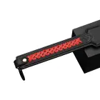 Sevanda – spanking paddle with braided handle – black/red – 46.8 cm — Photo 4