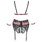 Cottelli BONDAGE Lingerie Set – Black/Red – 3 XL — Photo 7
