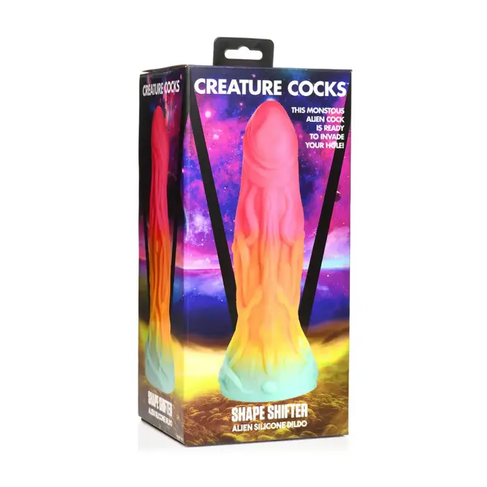 Shape Shifter Alien Dildo – 20 cm (8″) – Multicolored
