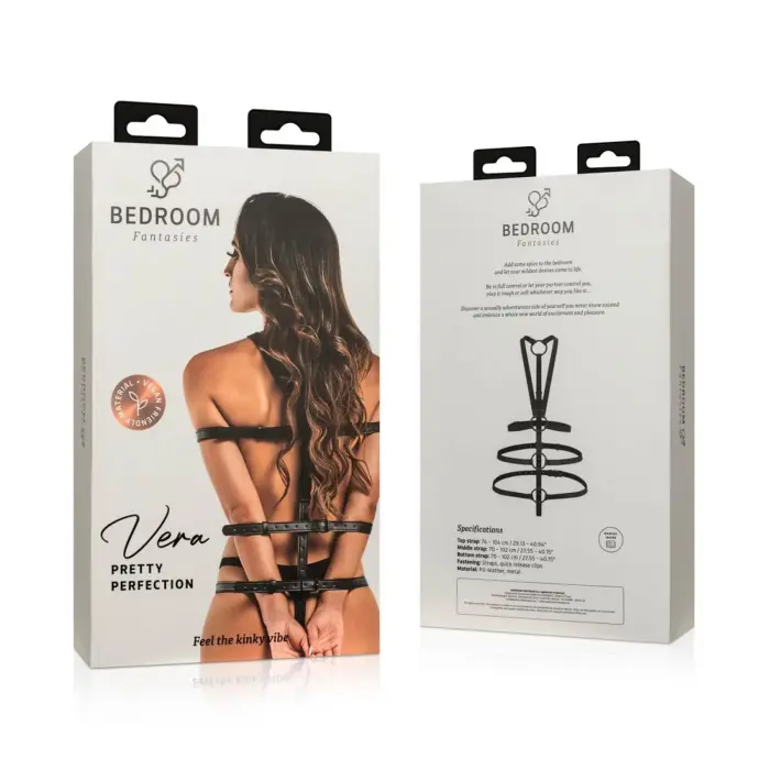 Bedroom Fantasies Vera Bondage Harness – Black