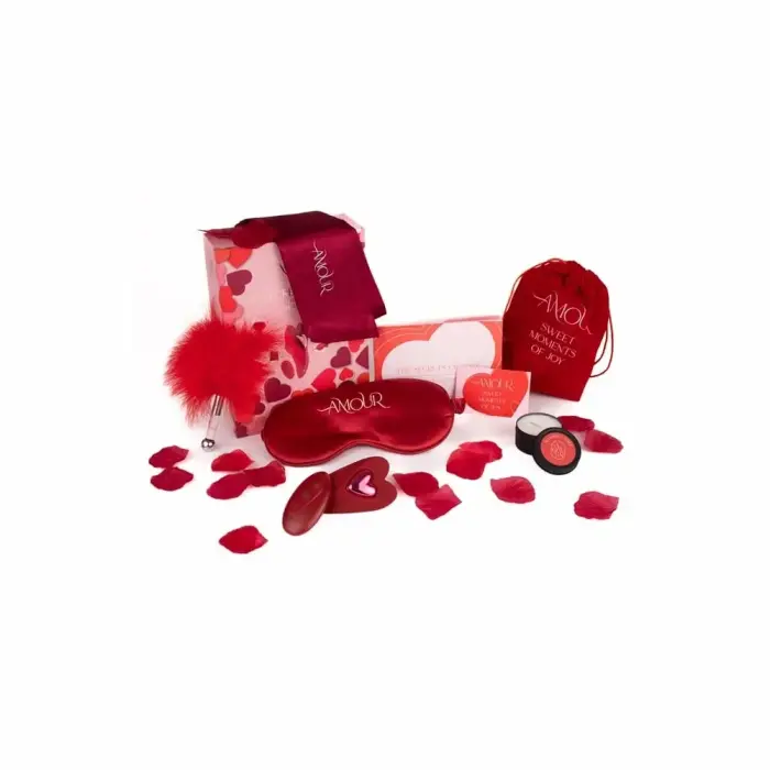 AMOUR Panty Play Kit – romantic intimate set with remote-controlled panty vibe, USB rechargeable