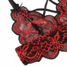 Subblime Two-Piece Lace Lingerie Set – Red & Black – L/XL — Photo 4