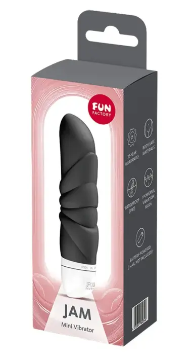 Fun Factory JAM мини-вибратор – 12.3 cm (4.8″) – черный