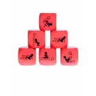Zabawka-Kostka Miłości 25mm CZERWONA - 1 sztuka Foto 1