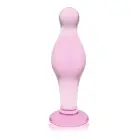 Stikla Romance dildo – 11.5 cm (4.5″) – Rozā Foto 1