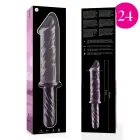 Ibiza Nebula Series Model 24 Glass Dildo – 28.5 cm (11.2″) – Pink — Photo 7