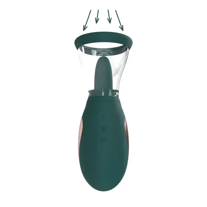 Satisfyer Enhance Rechargeable Intimate Vacuum Pump – Green