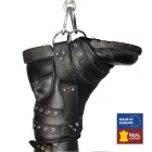Deluxe nahast pahkla köidikud – mustad — Foto 3
