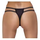 Cottelli LINGERIE открытые стринги с декором из страз – чёрные – M/L — Фото 4