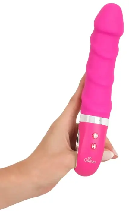 Sweet Smile sildošais vibrators – 23 cm (9″) – rozā Foto 7