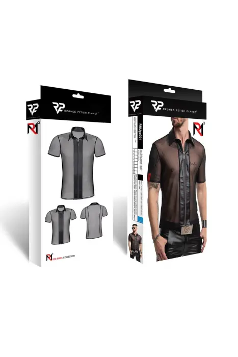 RFP Mesh Polo Shirt – Black – XL
