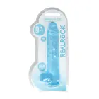 REALROCK Crystal Clear Realistic Dildo with Balls – 9" / 25 cm – piesūceknis — Foto 1