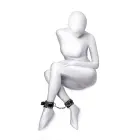 Anonymo handcuffs, PU leather, print, 27 cm Foto 1