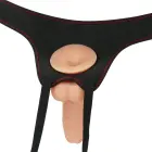LoveToy – vibreeriv lihtne strap-on komplekt – 8,5-tolline dildo – TPE — Foto 4