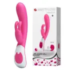 PRETTY LOVE Vincent Voice Control Rabbit Vibrator – 21 cm – Pink — Photo 1