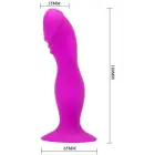 PRETTY LOVE - BOOTY PASSION Realistiškas dildo su siurbtuku – 20 cm – Kūno spalva — Nuotrauka 4