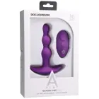 A-Play SHAKER Beaded Vibrating Anal Plug – USB – Black — Photo 1