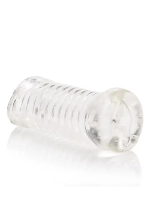 Basic Essentials Tight Pussy Masturbator – Clear