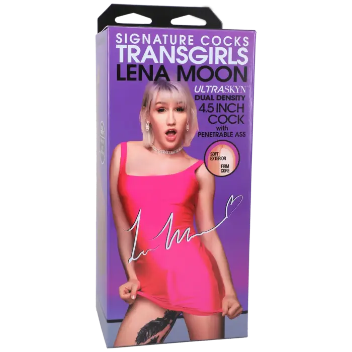 Lena Moon Signature reālistisks dildo ar caurduramu sēžamvietu – 25 cm (10″)