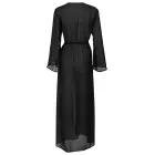 Cottelli Lingerie – long transparent chiffon kimono – black – M — Photo 8