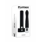 Playboy Pleasure Zone Black vibratorius su stūmimo funkcija – juodas — Nuotrauka 9