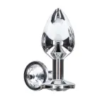 Starlight Драгоценность для ягодиц анальная пробка – S – Silver — Фото 1