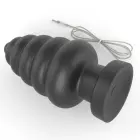 King Sized Vibrating Anal Plug – 18 cm (7″) – Black — Photo 4