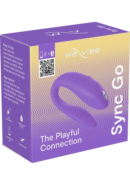 We-Vibe Sync Go valkājams vibrators – violets Foto 5