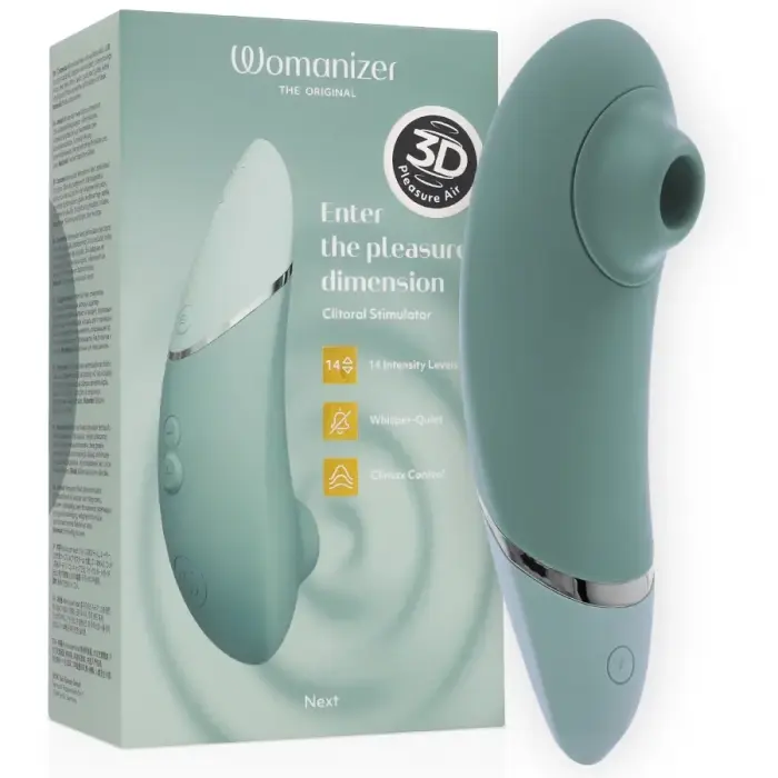 Клиторальный стимулятор Womanizer Next – 17.1 cm (6.73″) – зеленый