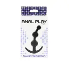 Sweet Sensation analinis kištukas su karoliukais – 15 cm – Juodas Photo