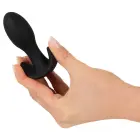 ANOS Vibrating Butt Plug – 8.9 cm – Black — Photo 8