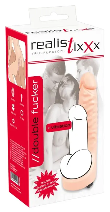 Realistixxx Double Fucker vibreriv masturbaator – nahavärv