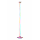 Power Pole Rainbow Chrome Pro šokių stulpas – reguliuojamas – 223,5–274,5 cm — Nuotrauka 2