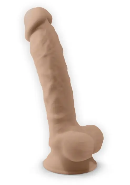 Silex-D Model 1 vibrējošs dildo – 20 cm (8″) – miesas krāsa