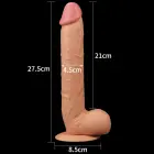 LoveToy Legendary – lielmēra reālistisks dildo – ādas tonis – 10" — Foto 8
