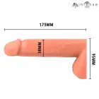 Dreamlove Mr Intense Floppy – soft silicone packer – beige – L — Photo 5