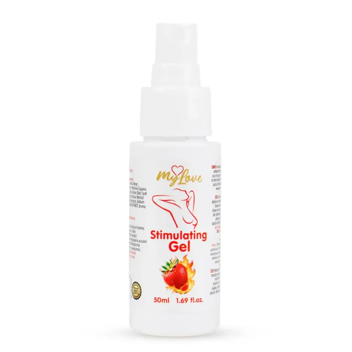 MyLove Stimulating Gel Strawberry – стимулирующий интимный гель с ароматом клубники – 50 мл