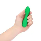 Loveline Mini Flexible Vibrator Green Bliss – компактный гибкий силиконовый вибратор – зелёный — Фото 7